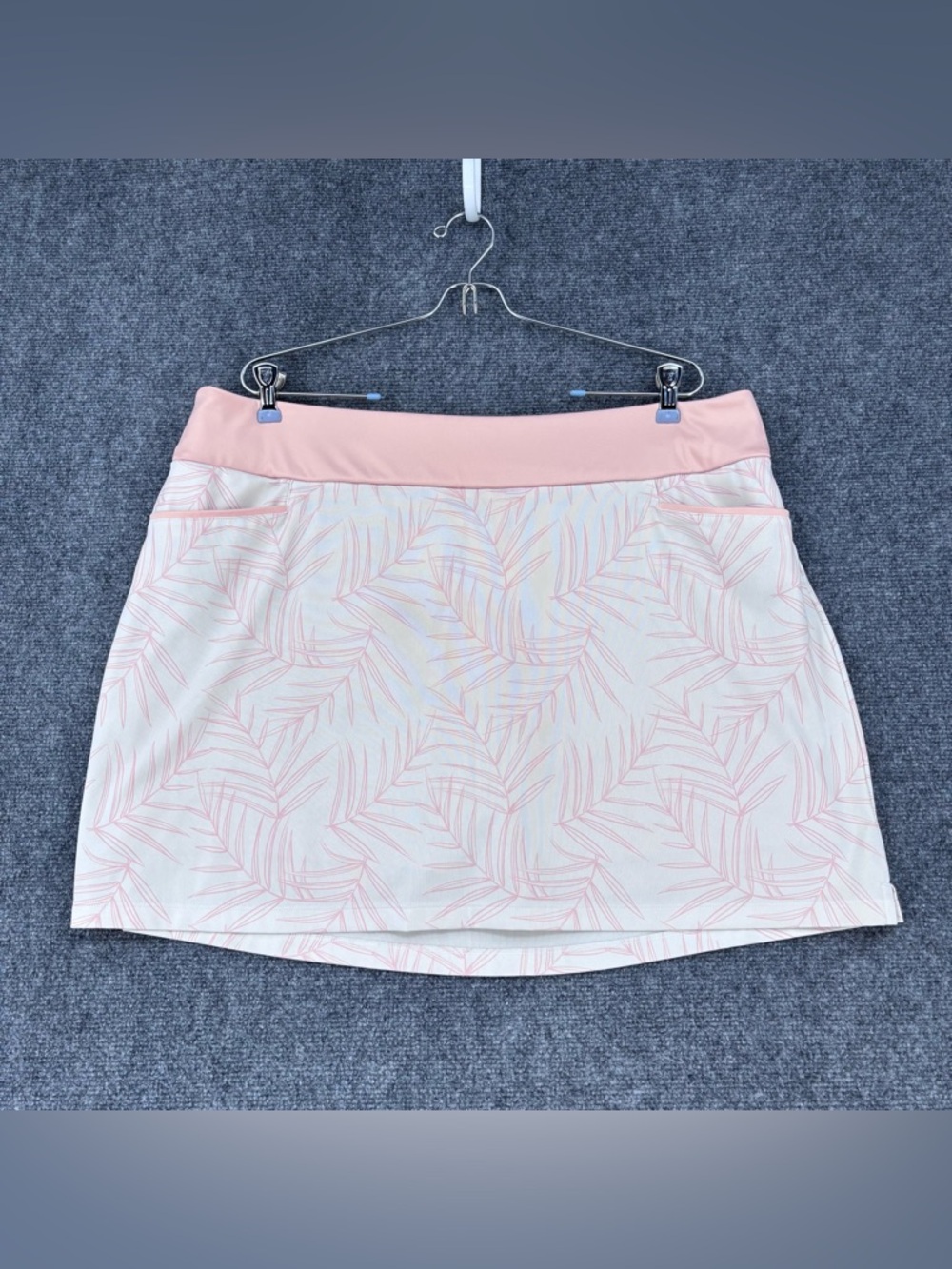 Adidas Peach & Off White Athletic Skort Women’s XL Tennis Golf Pickleball Sporty